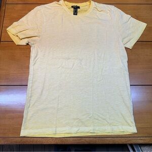 Forever 21 Light Yellow Short Sleeve Tee